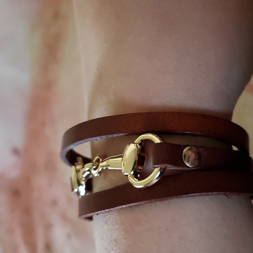 Horse Bit Bracelet Bridle Bit Snaffle Bit Equestrian Western Cowgirl Horse Show - Picture 6 of 11